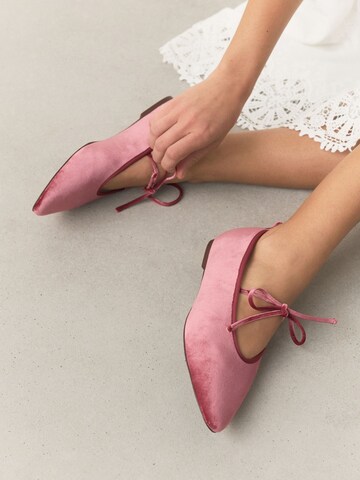 Ballerina con cinturino 'Forever Comfort' di Next in rosa