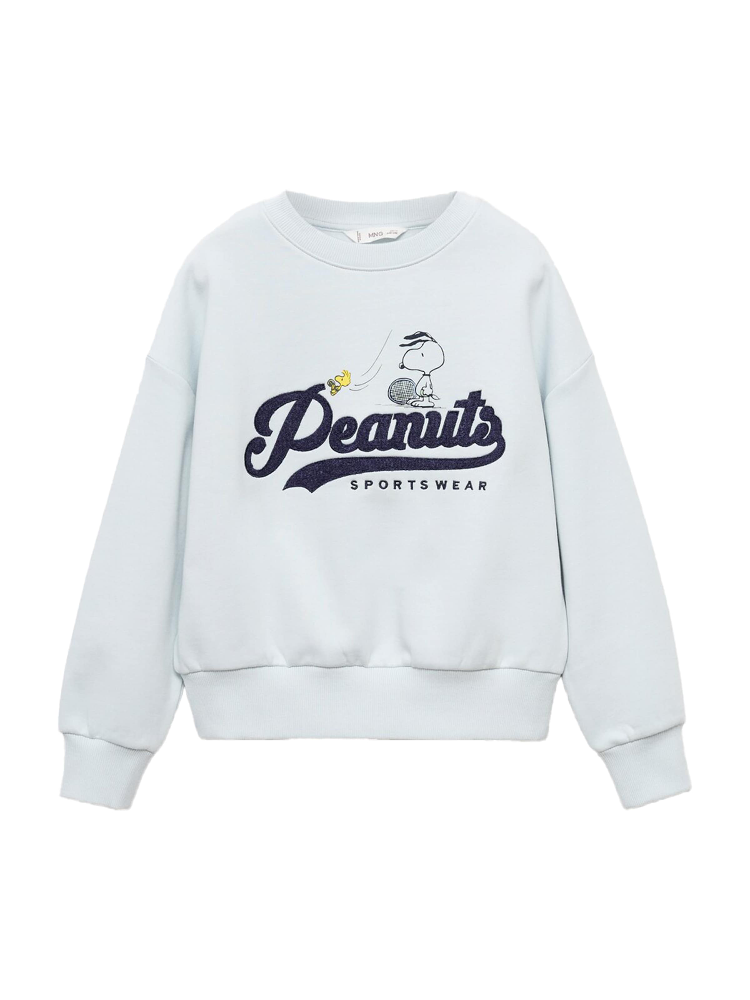 MANGO KIDS Суичър 'Sytennis' в синьо: отпред