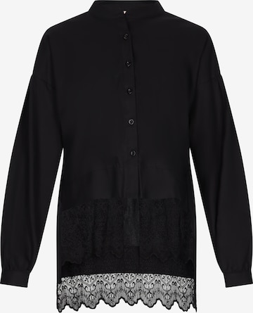 Camicia da donna di IZIA in nero: frontale