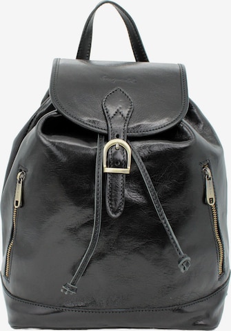 bupell Rucksack 'Violetta' in Schwarz: Vorderseite