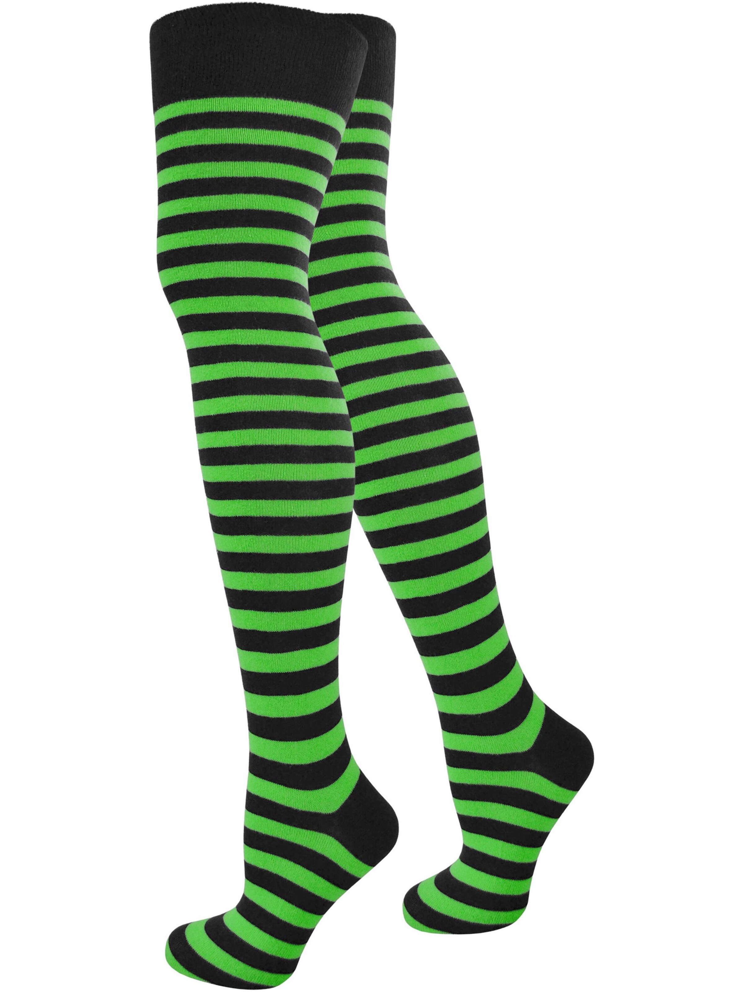 Chaussettes montantes normani en noir : devant