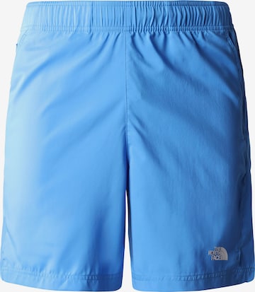 THE NORTH FACE Workout Pants in Blue: front
