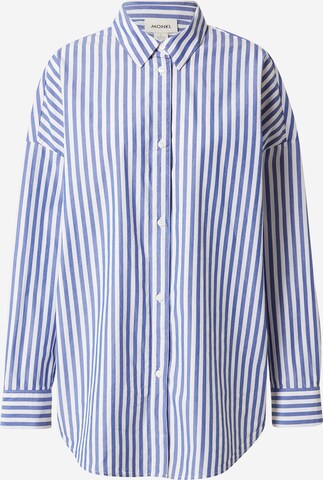 Monki Blouse in Blue: front