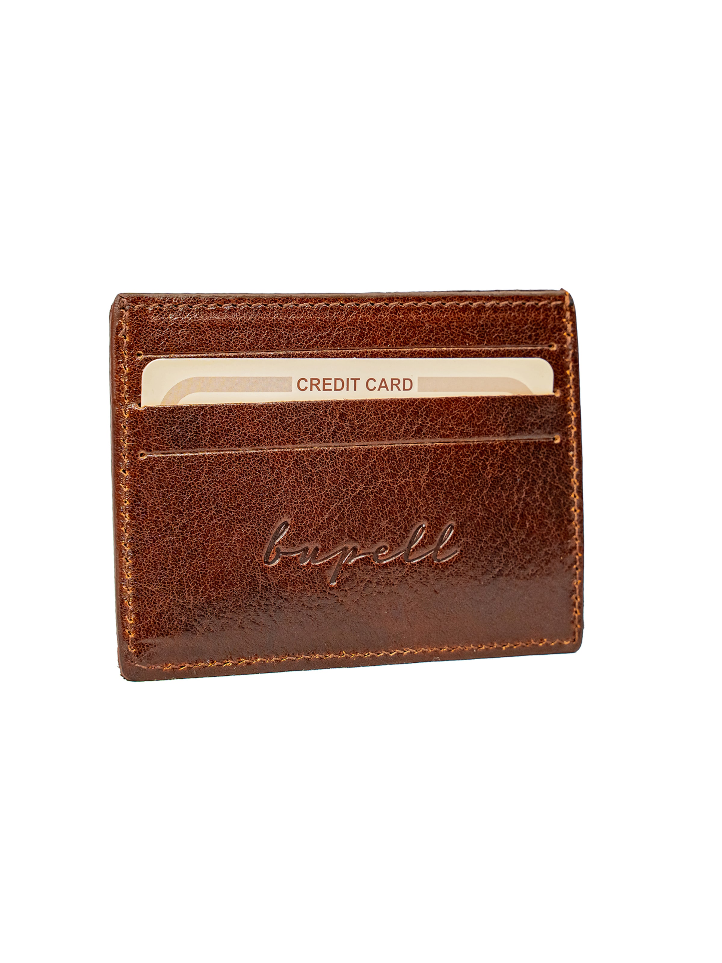 bupell Wallet 'Christoforo' in Brown: front
