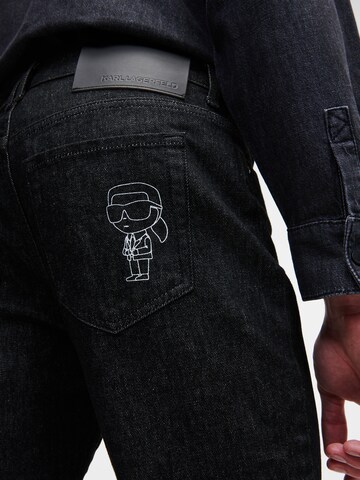 Karl Lagerfeld Regular Jeans 'Ikonik 2.0' in Zwart