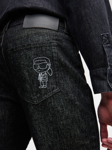 Karl Lagerfeld regular Jeans 'Ikonik 2.0' i sort