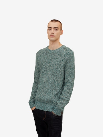 TOM TAILOR Sweater in Green