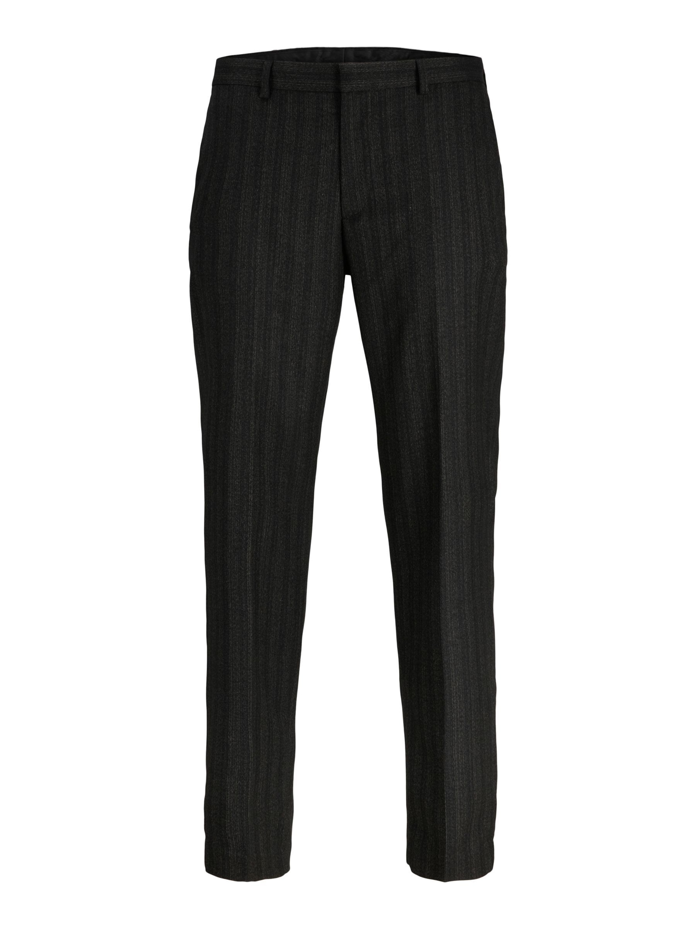 JACK & JONES Bandplooibroek 'MARTIN' in 48 in de kleur Zwart, Productweergave