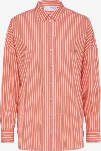 SELECTED FEMME Blus i orange: framsida