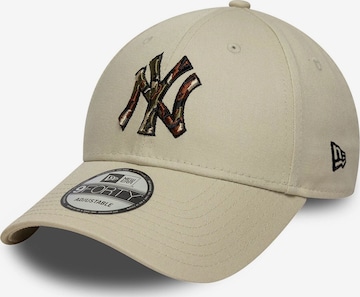 smėlio NEW ERA Sportinė kepurė '9FORTY New York Yankees MLB Outline': priekis