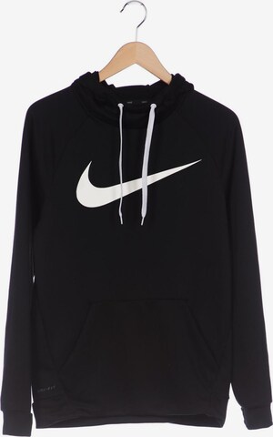 NIKE Sweatshirt & Zip-Up Hoodie in S in Black: front