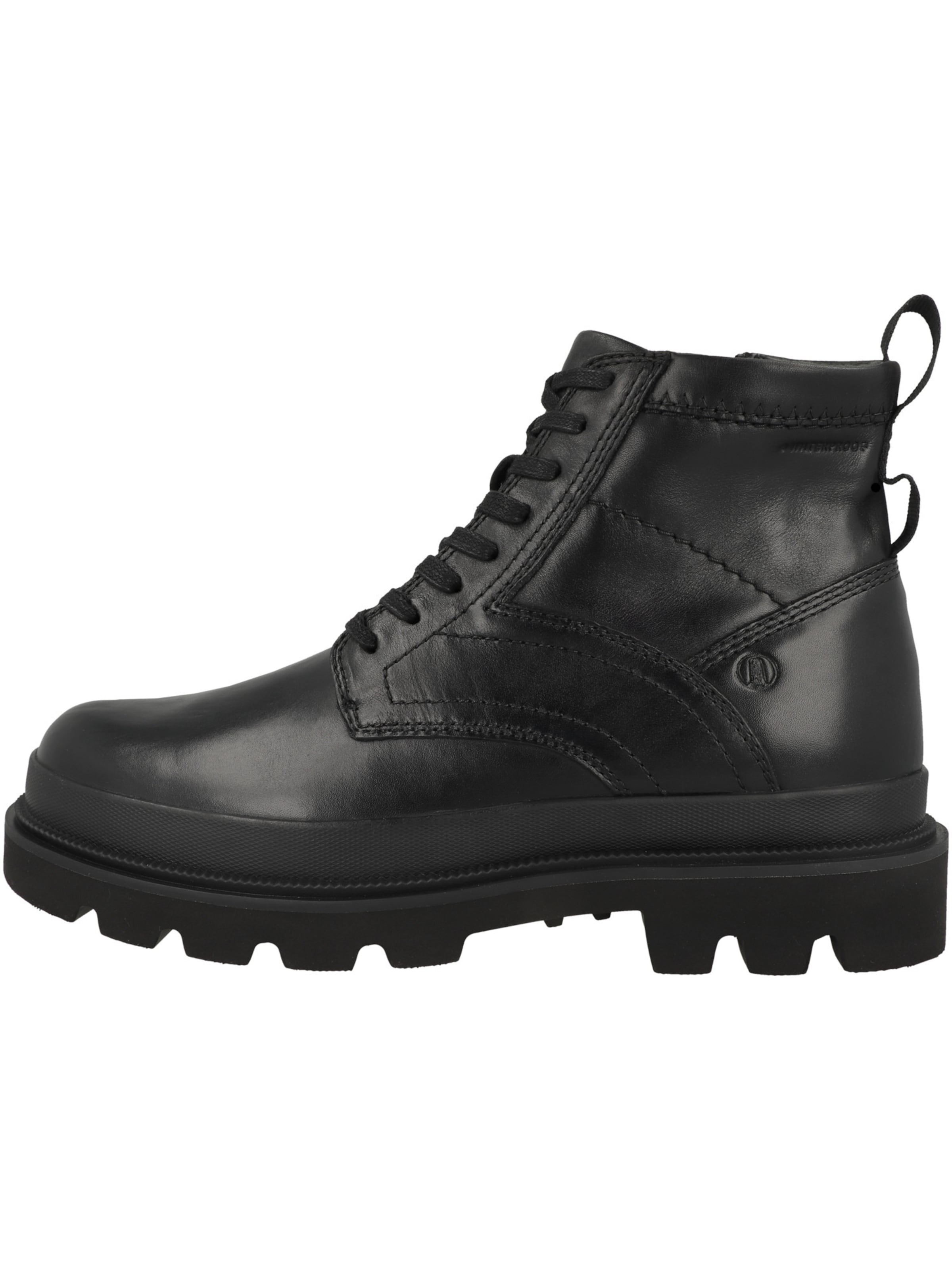 CLARKS - Botas com atacadores em preto: frente