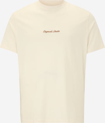 Tricou 'JORNORREBRO' de la JACK & JONES pe alb: față