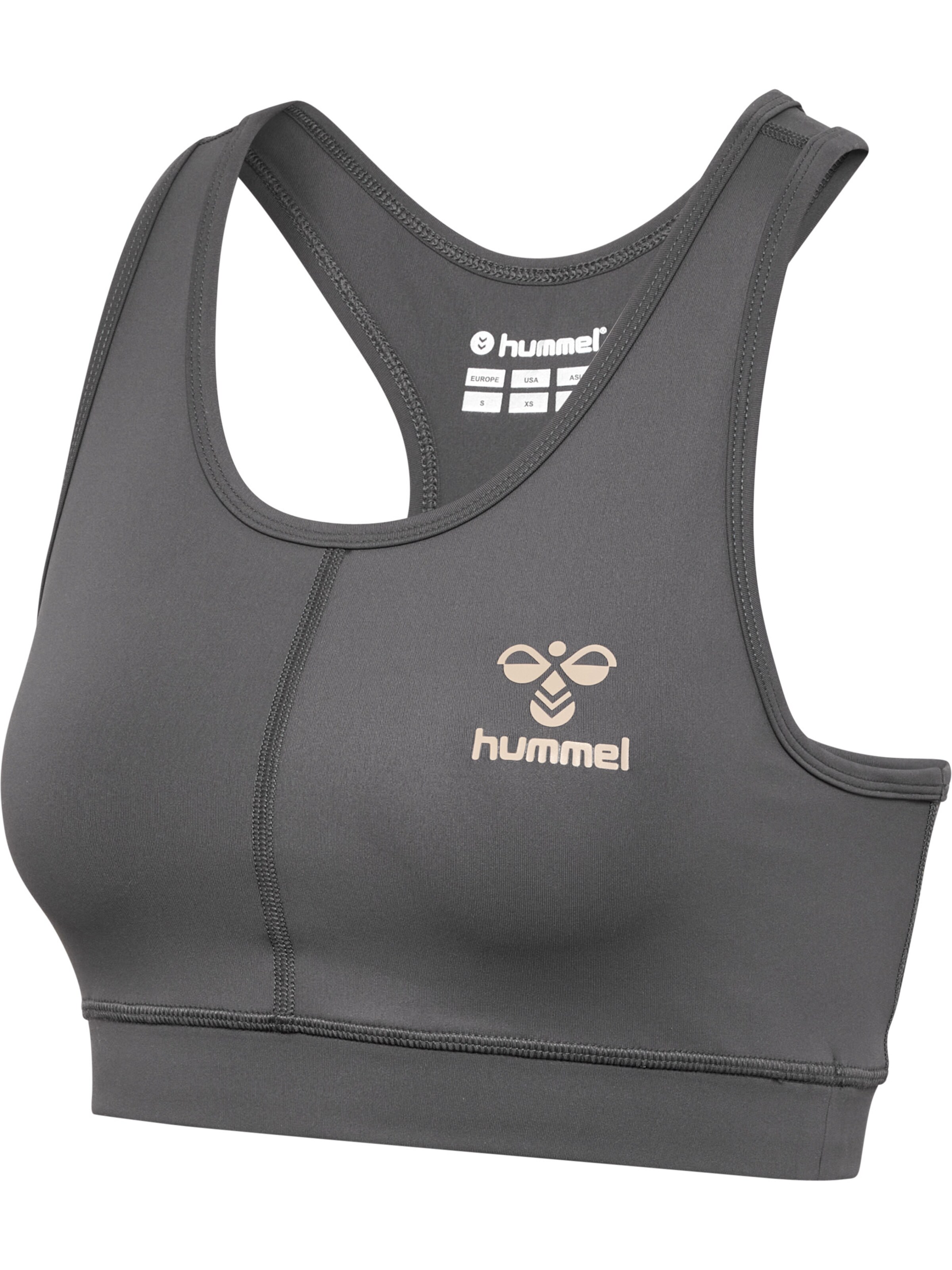 Hummel Bralette Sports bra 'SPRINT' in Grey