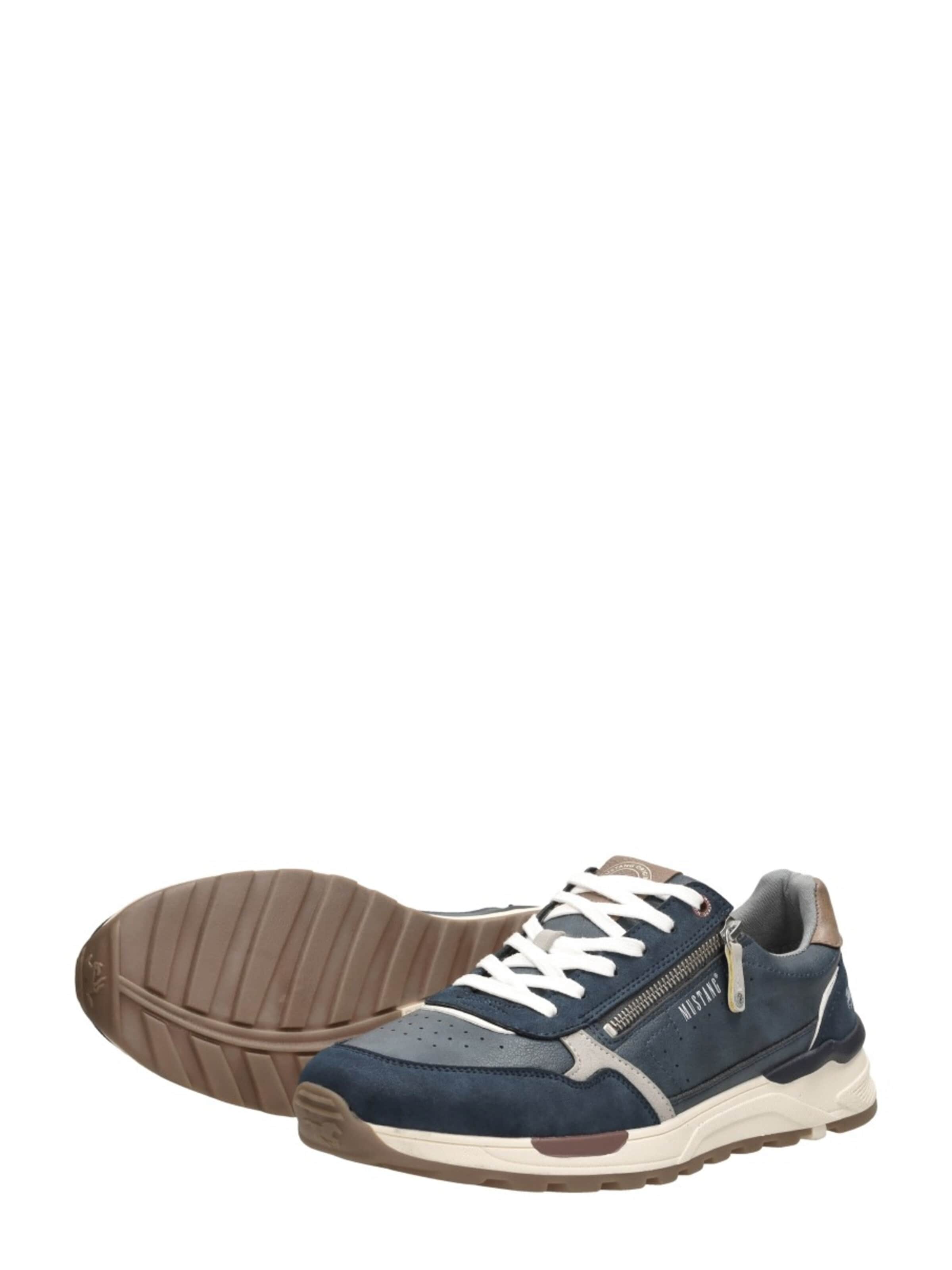 Baskets basses 'Sneakers Laag' MUSTANG en bleu