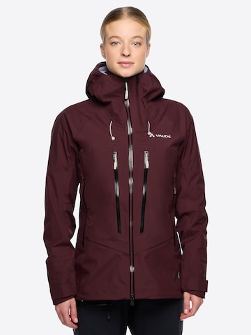 VAUDE Sportjas 'Monviso' in Rood: voorkant