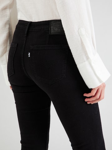 Slimfit Jeans '712 Slim Welt Pocket' di LEVI'S ® in nero