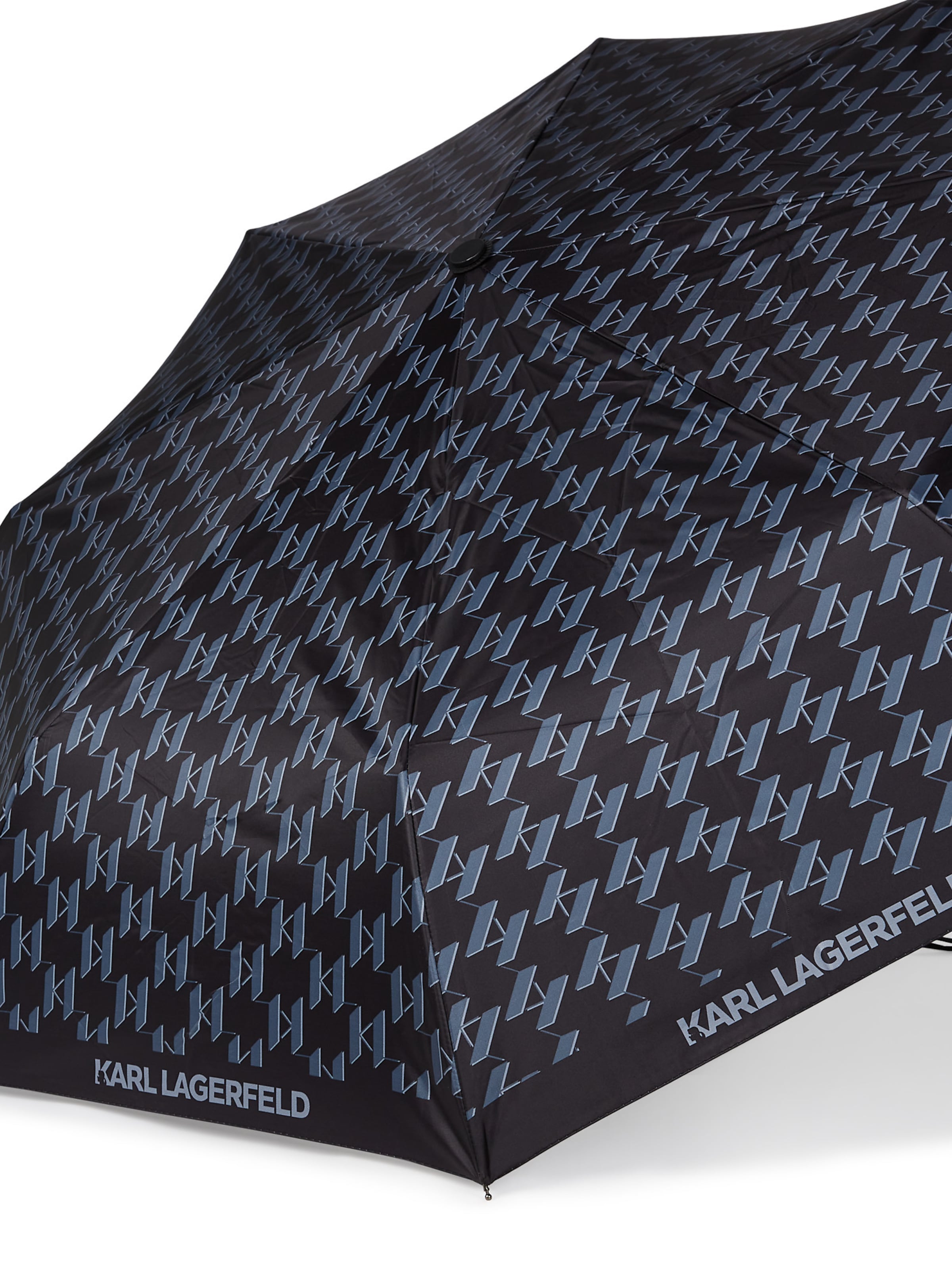 Karl Lagerfeld Dáždnik 'Voyage' - Čierna