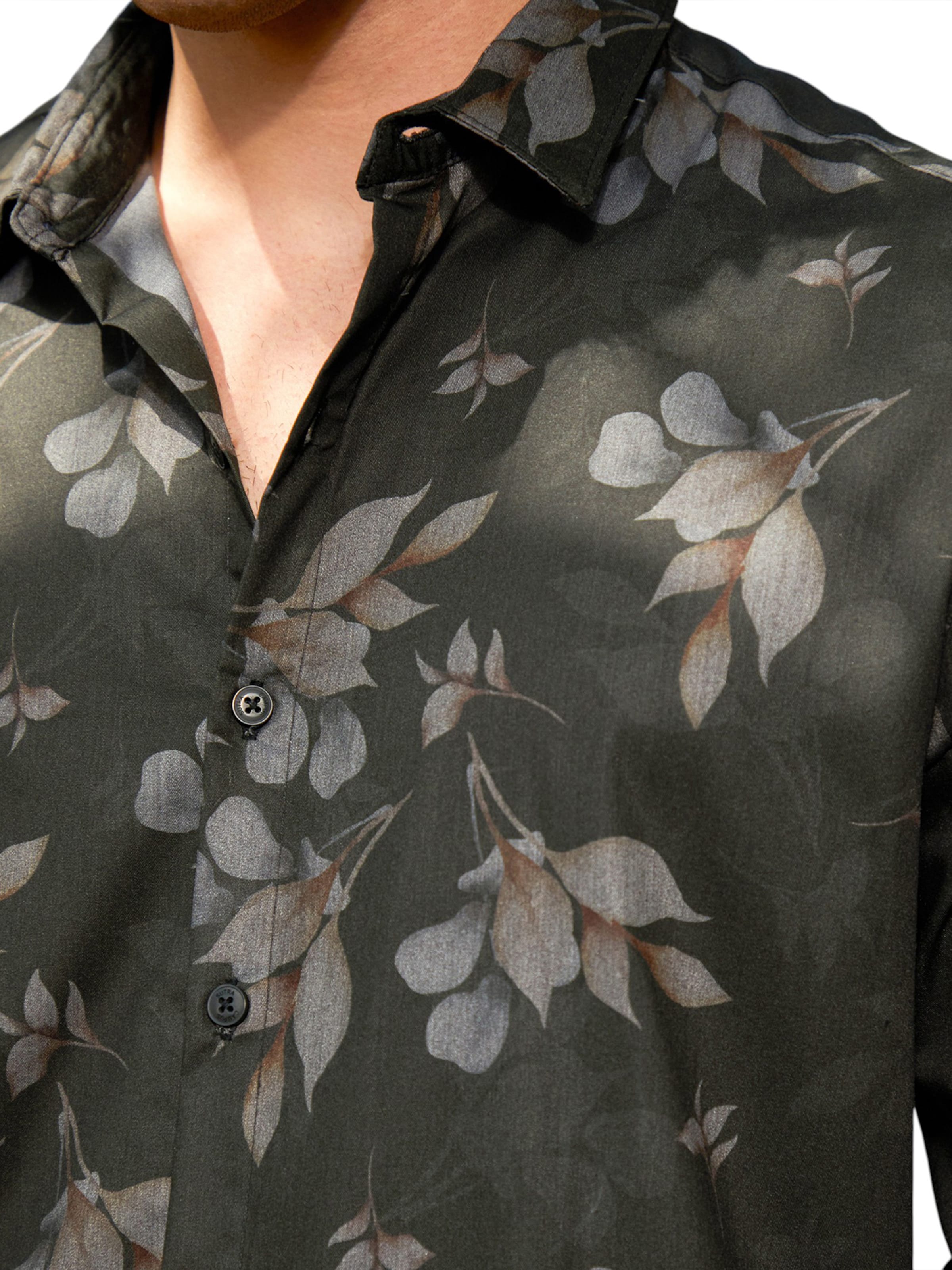 Campus Sutra Regular fit Skjorta 'Emberly' i grå