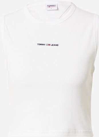 Tommy Jeans Top in White: front