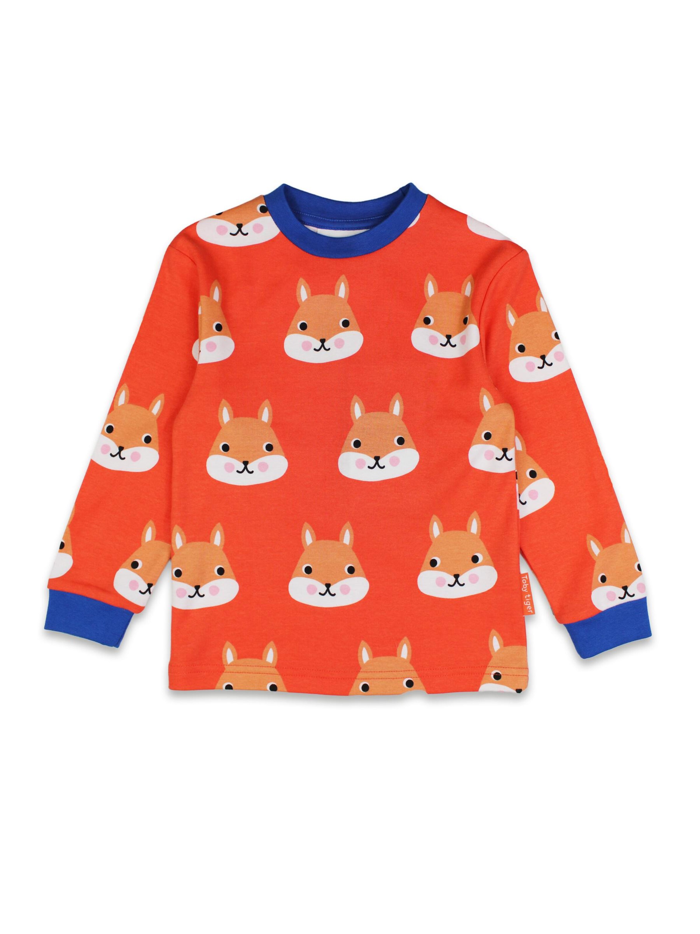 Toby Tiger Pajamas 'Eichhörnchen' in Orange