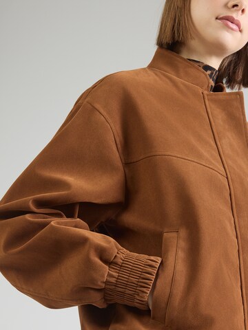 TOPSHOP Демисезонная куртка 'CHARLOTTE' в Коричневый