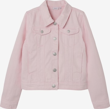 Veste mi-saison 'Freja' NAME IT en rose : devant