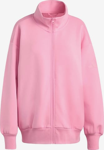 ADIDAS SPORTSWEAR - Casaco de treino em moletão 'ALL SZN' em rosa: frente