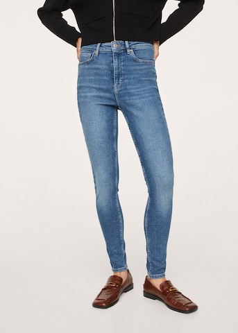 MANGO Skinny Jeans 'Soho' i blå: forside