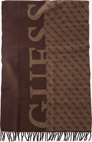 Sciarpa 'MILANO' di GUESS in marrone: frontale