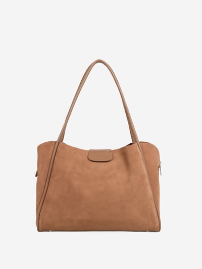 LANCASTER Paris Cabas 'Lancaster Sac cabas épaule Aimantée L Suède Ida Moka' en One Size en marron, Vue avec produit