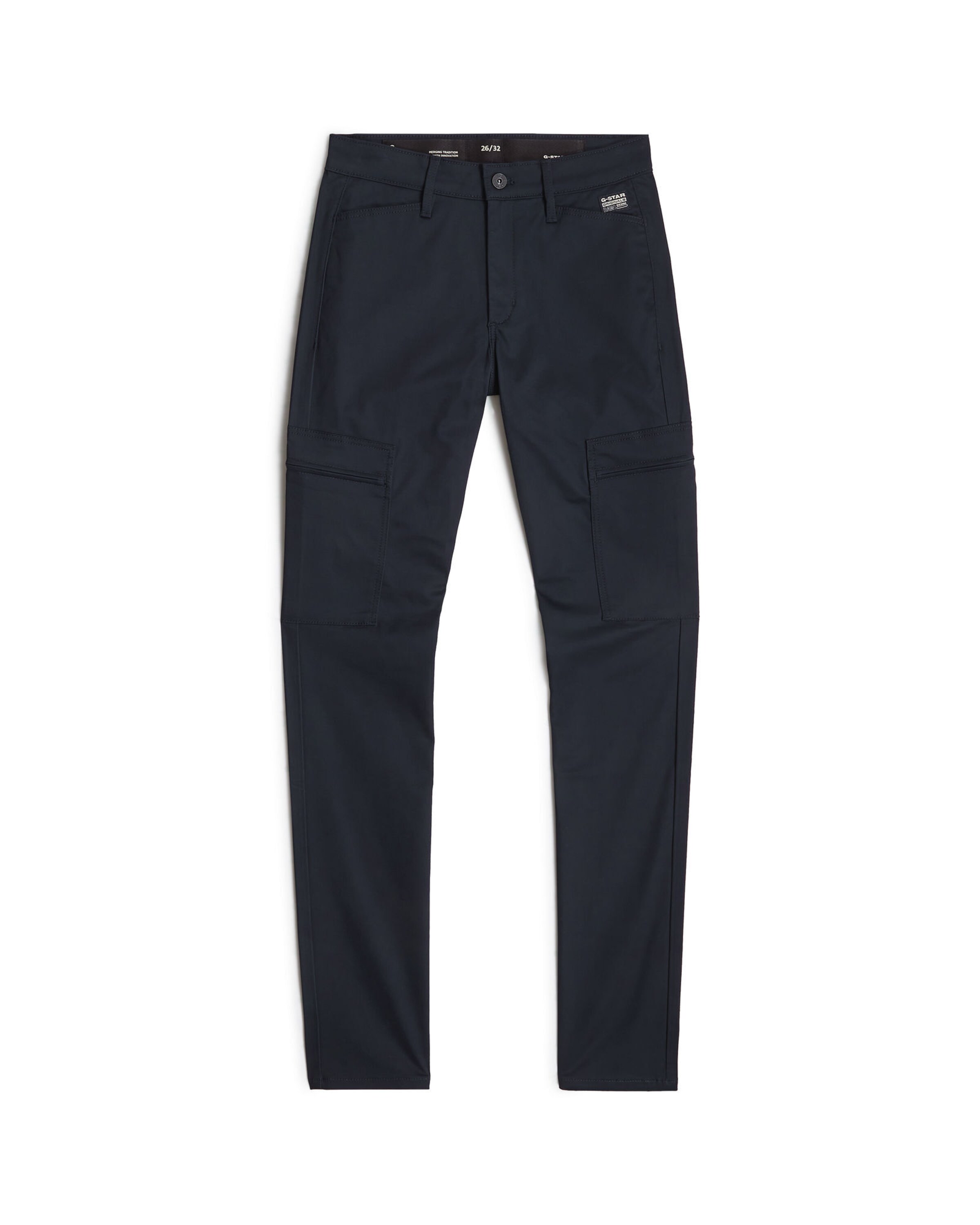 Skinny Pantalon cargo G-STAR en bleu : devant