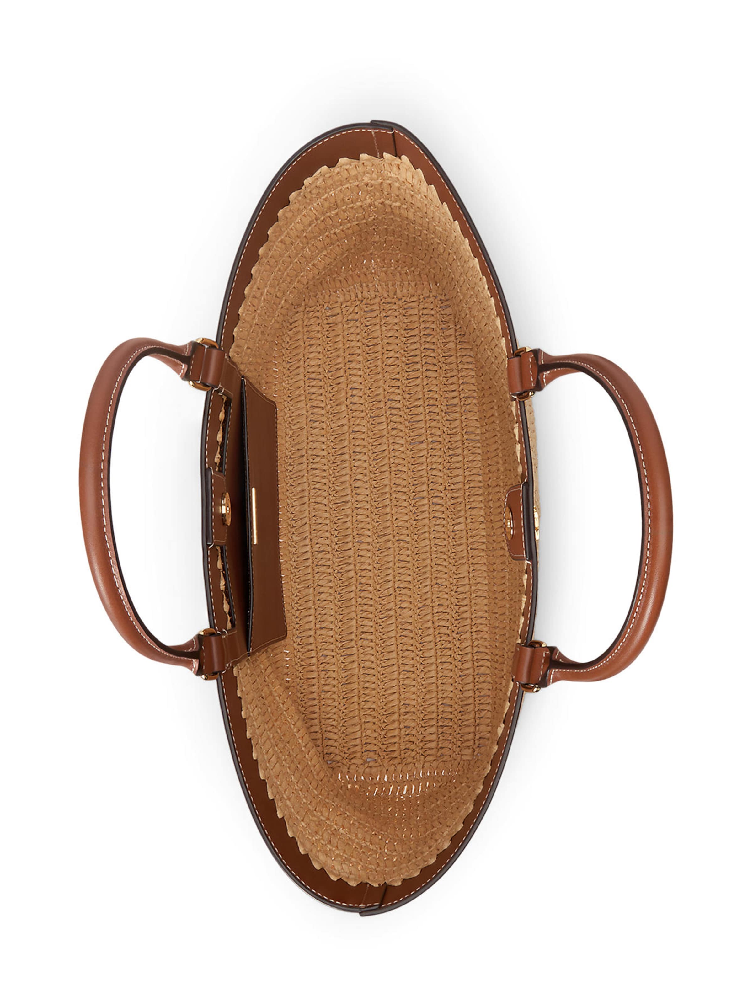 Borsa a mano di Lauren Ralph Lauren in beige