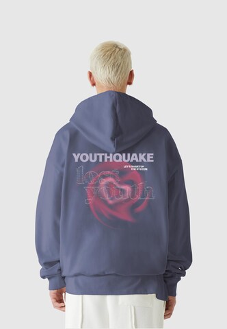 Lost Youth - Sweatshirt 'Youthquake' em azul: frente
