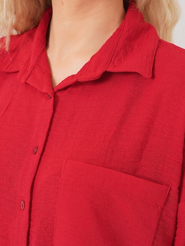 Chemisier Bigdart en rouge