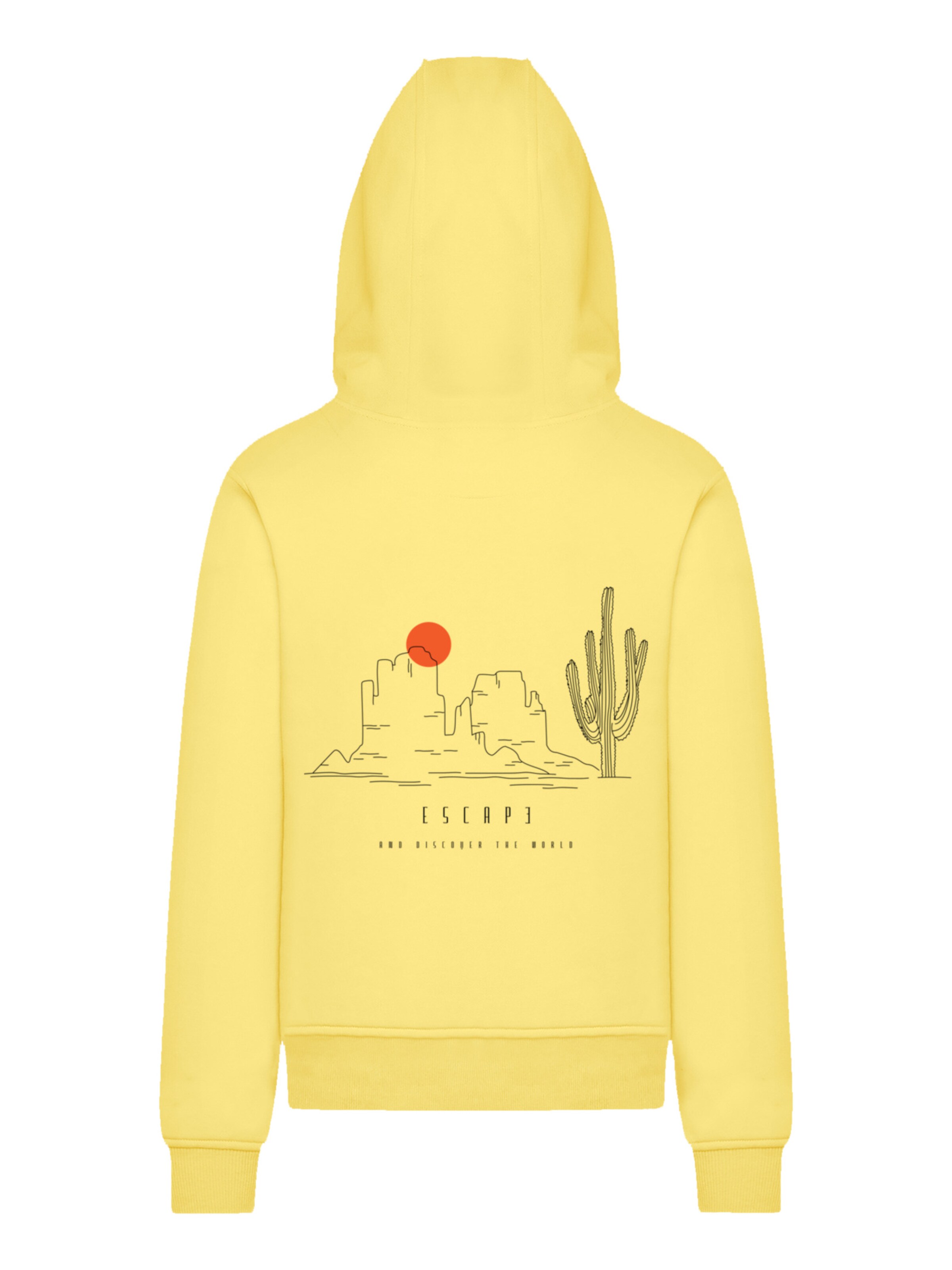 Sweat-shirt 'Escape Discover the World Savannah' F4NT4STIC en jaune