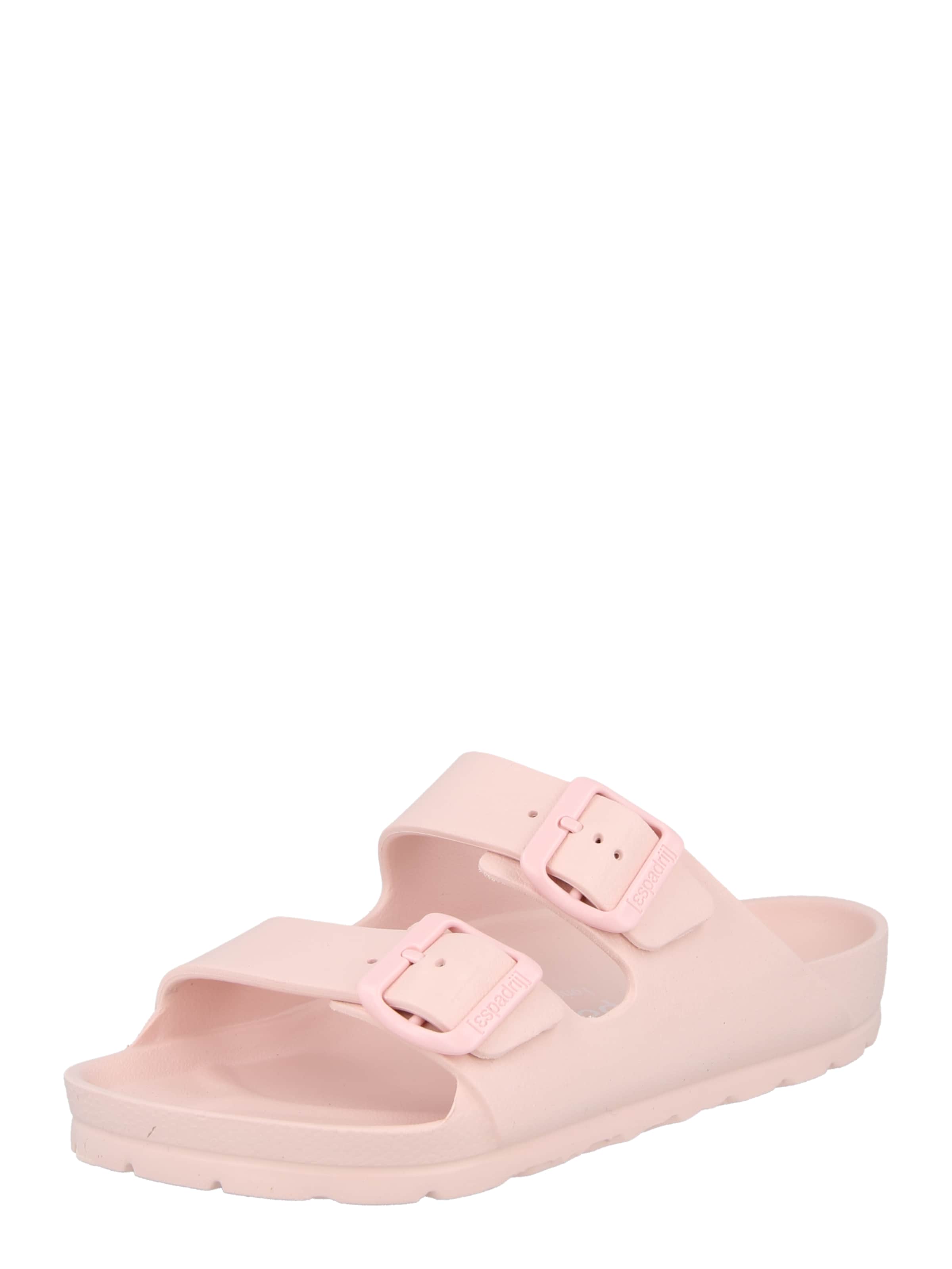 Mule 'AMI POOL' espadrij l´originale en rose : devant