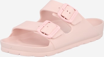 Mule 'AMI POOL' espadrij l´originale en rose : devant