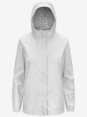 K-Way Between-Season Jacket in White: front