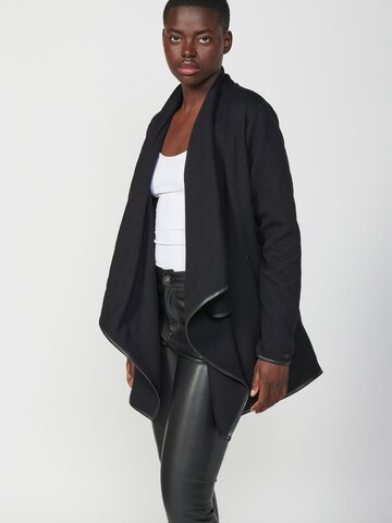 KOROSHI Sweatjacke in Schwarz