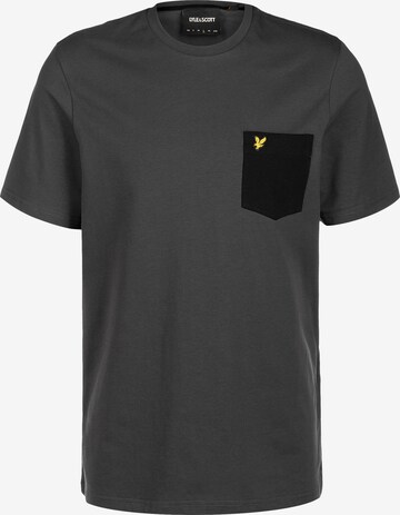 Lyle & Scott Shirt in Grijs: voorkant