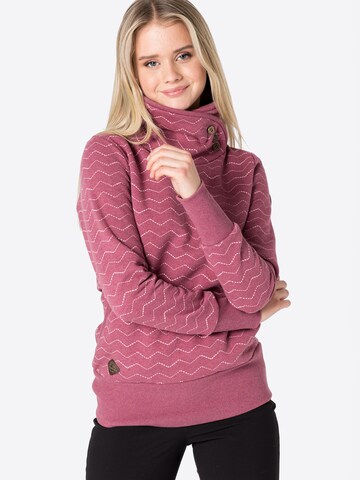 Ragwear Sweatshirt in Purple: front