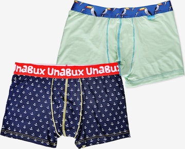 UNABUX Boxershorts in Blau: Vorderseite