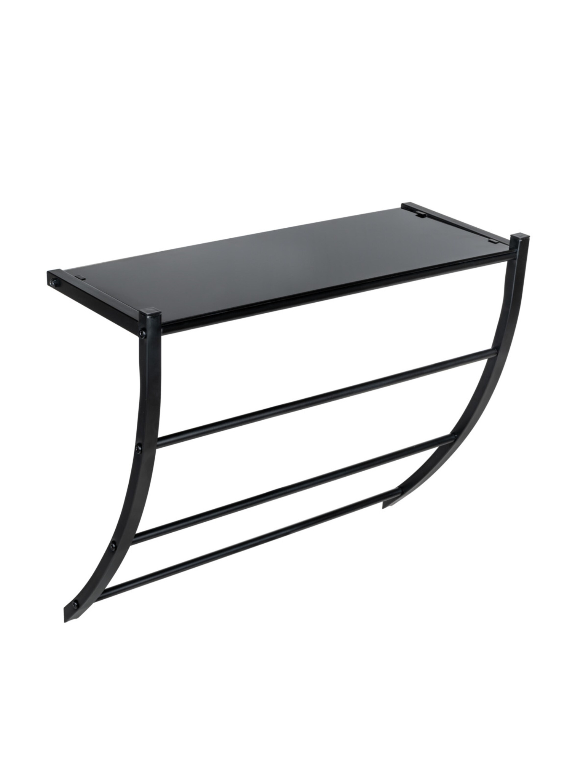 Wenko Wandregal 'Tarderia' in Schwarz