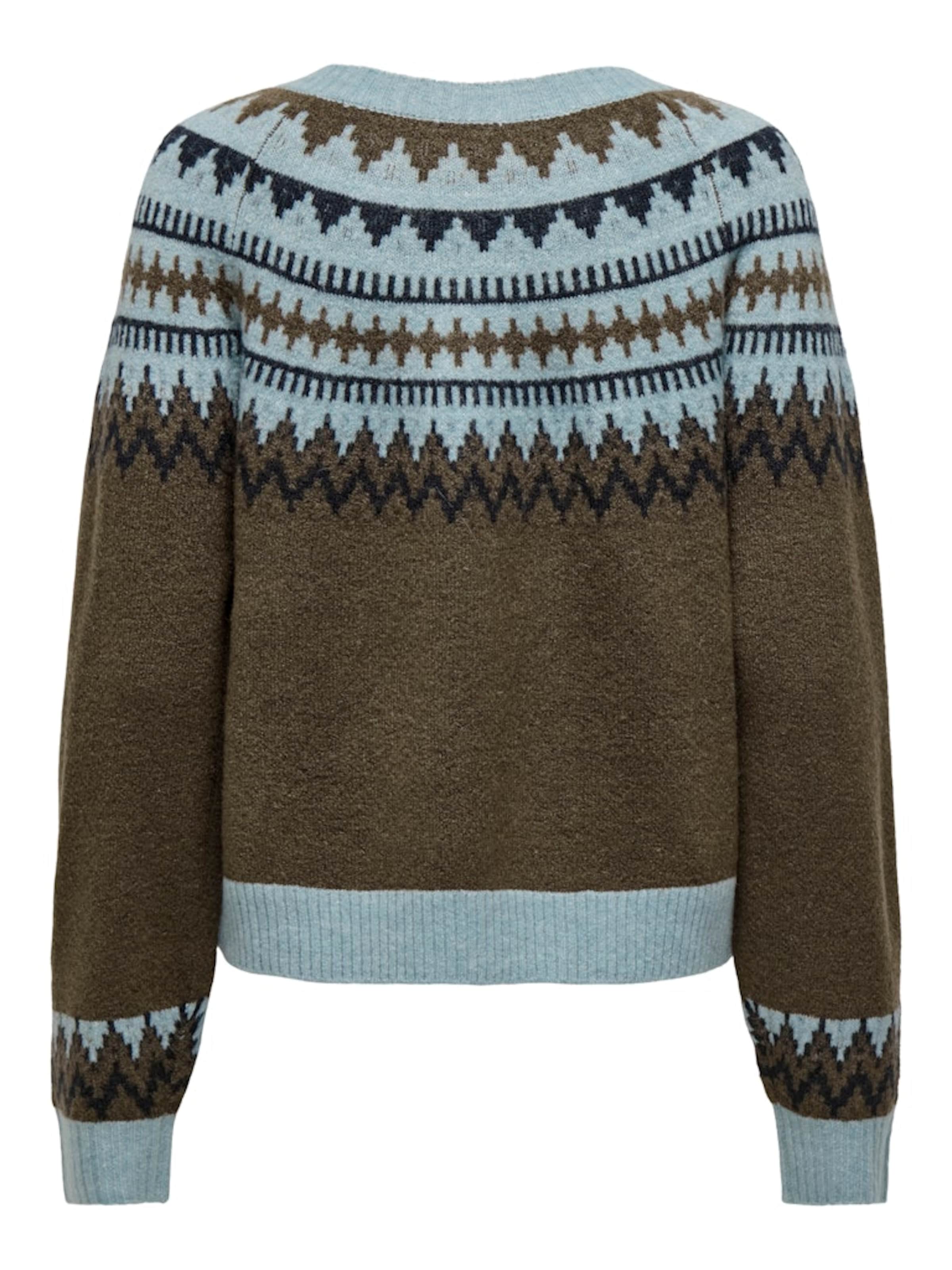 ONLY Вязаная кофта в Серый