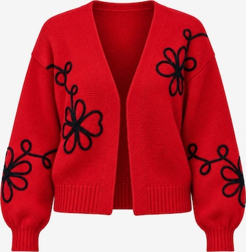 RYVAN Knit Cardigan 'Strickjacken' in Red: front