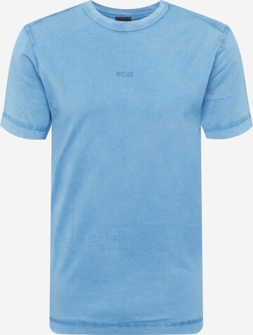 T-Shirt 'Tokks' BOSS en bleu : devant