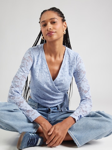 VILA Blouse 'VILacey' in Blue: front