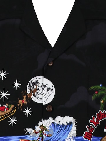 Pacific Legend Regular Fit Hemd 'Christmas Island'‌‌ in Schwarz