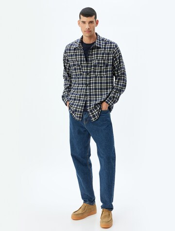 Koton Regular fit Button Up Shirt in Blue